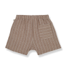 Bruine gestreepte short - Peter sienna